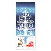Miyamoto Kenema Tenugui Hand Christmas New 35 X 90 Cm Chū-dyed Towel, "Holy Night" Pattern, Blue, 50229, Approx.
