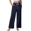 Women's Straight Leg Pants Super Soft Casual Pajamas Home Pants With Pockets