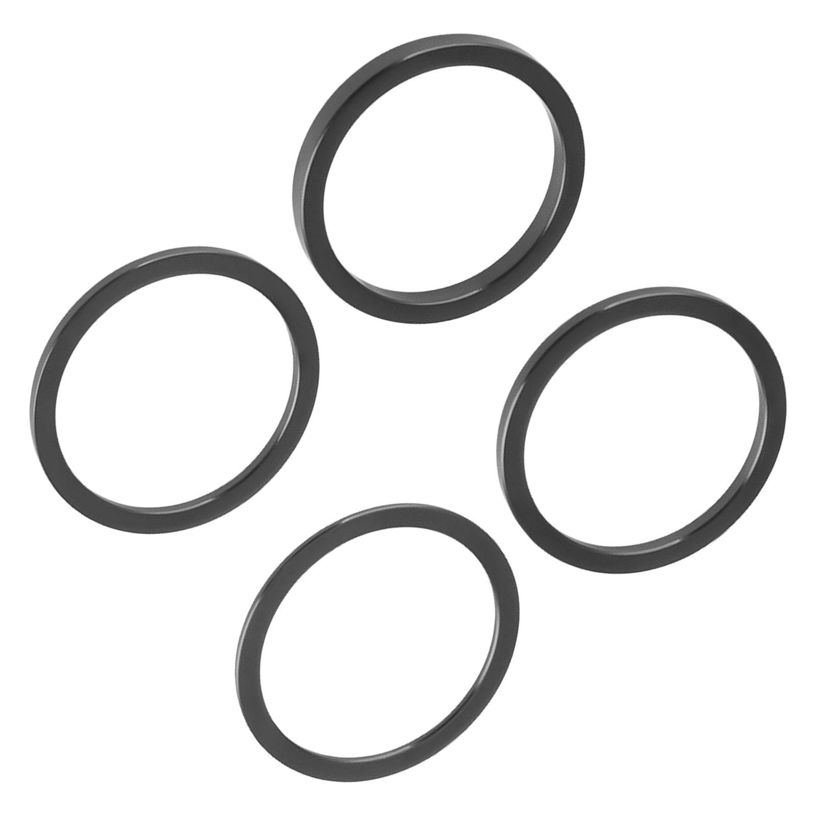 

4Pcs Bike Intergrated Hollow Crankset Washer Chainring Spacer Aluminum Alloy Bike Crank Chain Wheel Spacers Adjuster T2