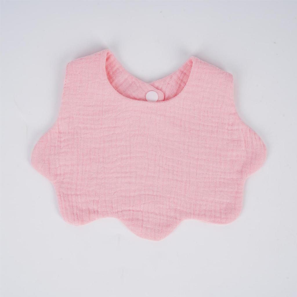 Baumwolle Weiche Baby Print Lätzchen Einfarbig Säugling Lätzchen Neugeborenen Spucktücher Bandana Schal für Kinder Junge Mädchen Füttern Speichel handtuch