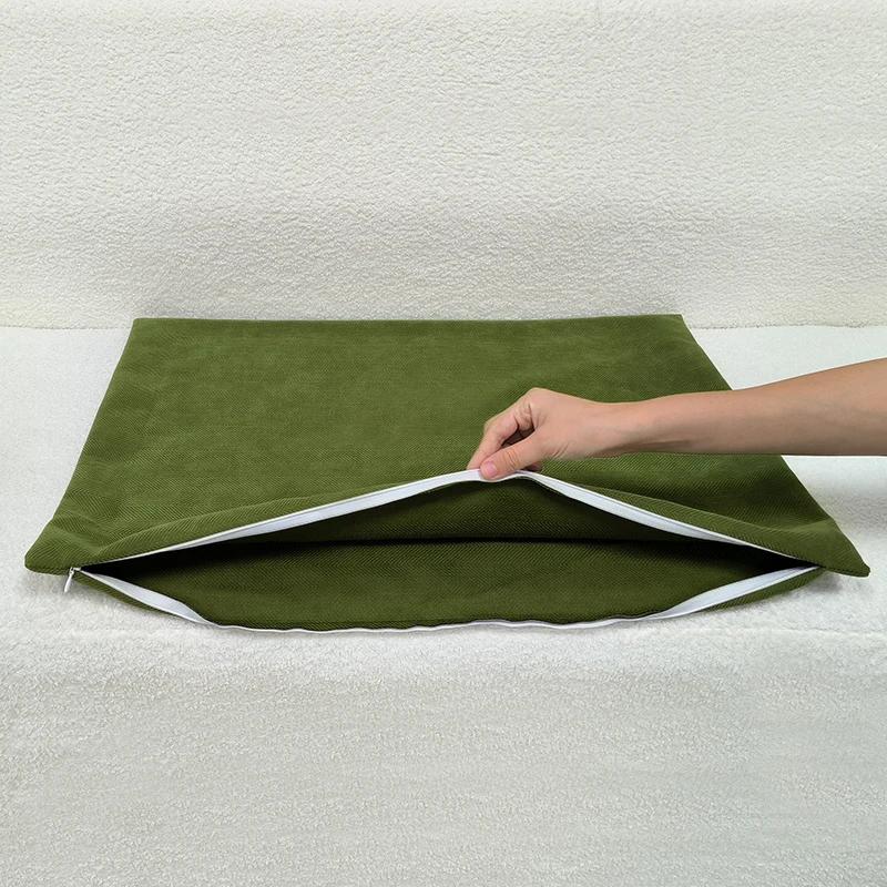 40/45/50/60/70cm Chenille Big Cushion Cover Bamboo Textured Solid Color Throw Pillow Case for Bedroom Sofa Home Decorative