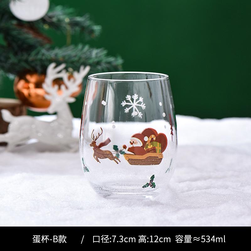 Kristall Rödvinspokal Färgade Glas Vin Glas Målat Glas Whiskeyglas Julklapp