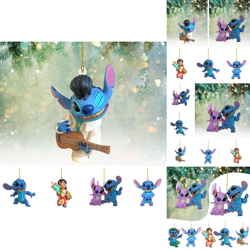 Niedlicher Cartoon Acryl Weihnachtsbaumschmuck Für Heim- Und Autodekorationen