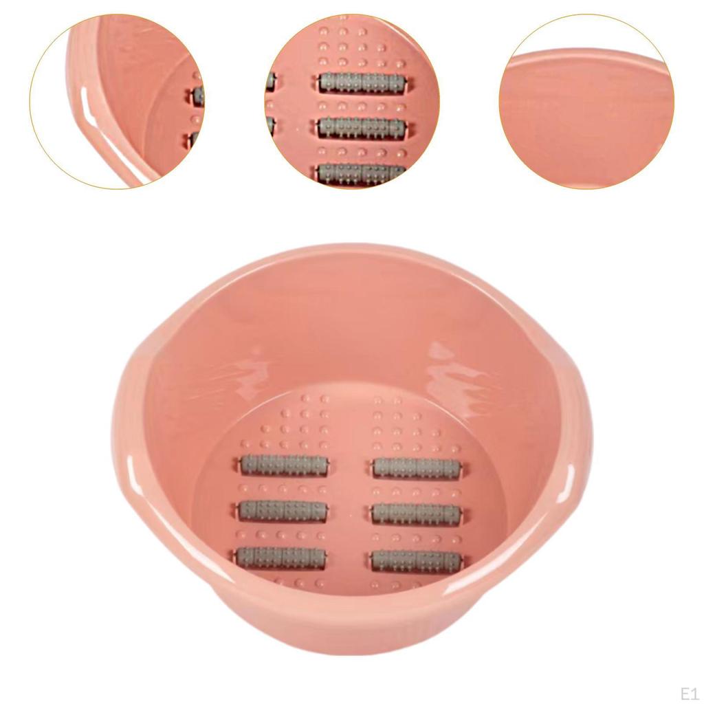 Foot Bath Container with Massage Dots for Relaxation In Dormitory