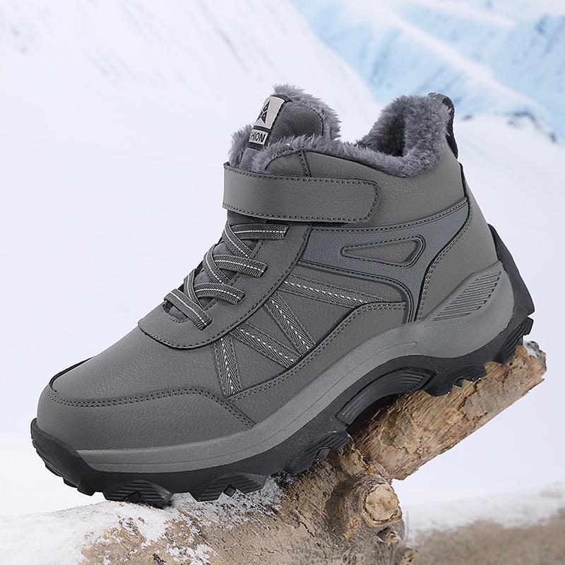 Women s Thickened Warm Wool Snow Boots for Middle-Aged Mothers - High-Top Winter Velvet Casual Shoes 47
