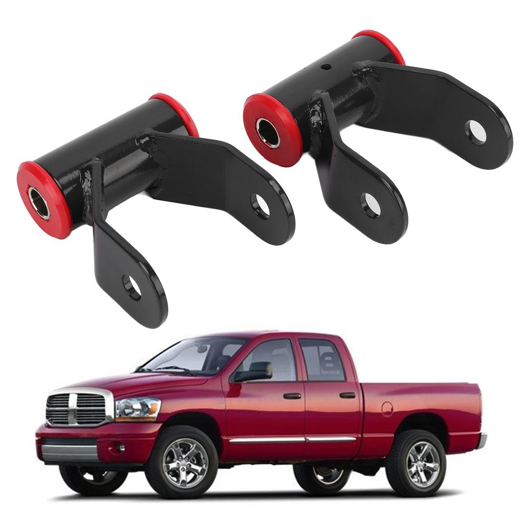 2PCS 2in Drop Rear Shackle Leveling Kit 412120 Replacement for Dodge Ram 1500 2WD 2002‑2008