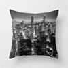 Vintage Black Camera Bicycle Print Car Cushion Cover Pillowcase Home Sofa Chair Decoration