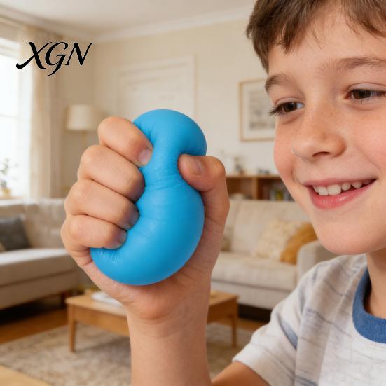 Squeeze Fidget Toy 1/4Pcs TPR Stress Ball Slow Rising Matte Hand Exercise Relaxation Sugar Decompression Sensory