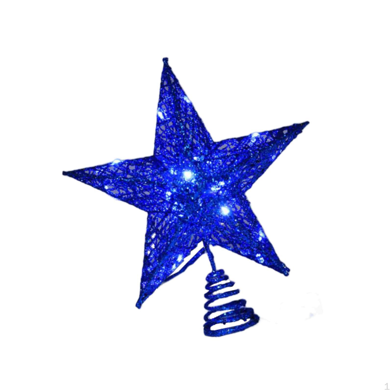 

Рождественская елка верхушка звезда световой реквизит романтический верхний свет для офиса синий