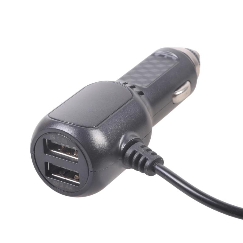 Car Chargers 343cm USB C Cord Camera Charging 5V 2.1A Output Double USB Port for Phones Tablets Overvoltage Protections