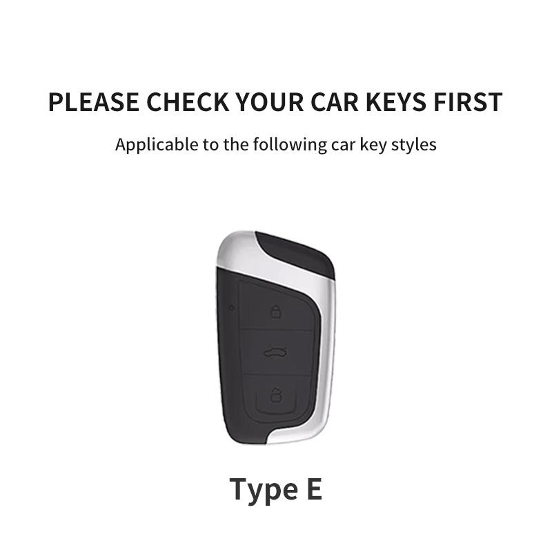 Leder-Schlüsseletui für Chery EQ1 Little Ant Auto-Fernbedienung, Smart-Schlüsselanhänger, dekorativer Schutz, Zubehör