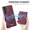 Für Samsung Galaxy A17 5G/Galaxy A17 4G Magnetische Hülle CASEME ME80 Serie Leder PC TPU Handyhülle mit Abnehmbarem Portemonnaie