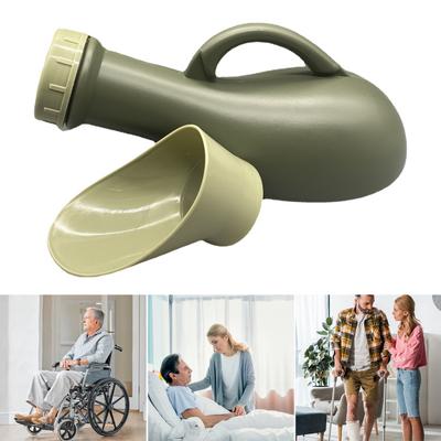 1000ml urinflaska manlig kvinna unisex design spillsäker kissflaska män kvinnor barn bärbar sängkruka bil resor toalett
