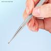 Double Ended Cuticle Pusher Remover Cleaner Nail Art Dotting Pen Stainless Steel Manicure Pedicure Nail Art Care Tool
