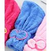Gorro de ducha de terciopelo de coral para adultos, suave, absorbente, toalla para secar el cabello, bandana gruesa de secado rápido, bonito lazo para secar el cabello