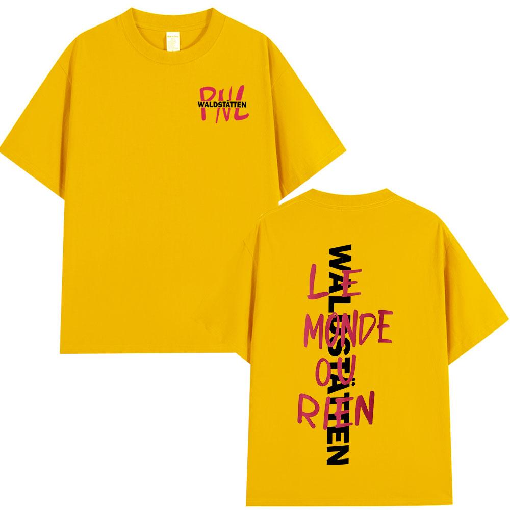 Rapper PNL Que La Famille Le Monde Chico Album T-shirt Men Women Hip Hop Fashion Short Sleeve T-shirts Cotton Casual T Shirt Top