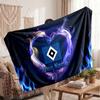 Hamburger SV Personalisierte Fleecedecke Mit Fußballlogo, Benutzerdefinierter Name Text Weich Warm Heimdecke