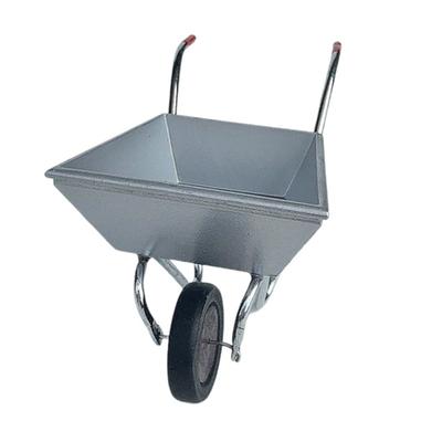 1/12 Miniature Garden Hand Cart Outdoor Decorative Iron Farm Chart For Realistic Farm Display Scene Decoration
