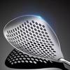 1Pcs Large Durable Stainless Steel Colander Skimmer Spoon Heavy Duty Food Strainer Spoon For Frying & Cooking Kitchen Utensils