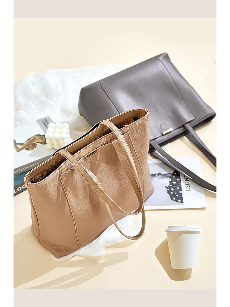 Premium Rindsleder Tragetasche: Schicke Damentasche aus echtem Leder – Geräumig, modisch und ideal für den täglichen Gebrauch