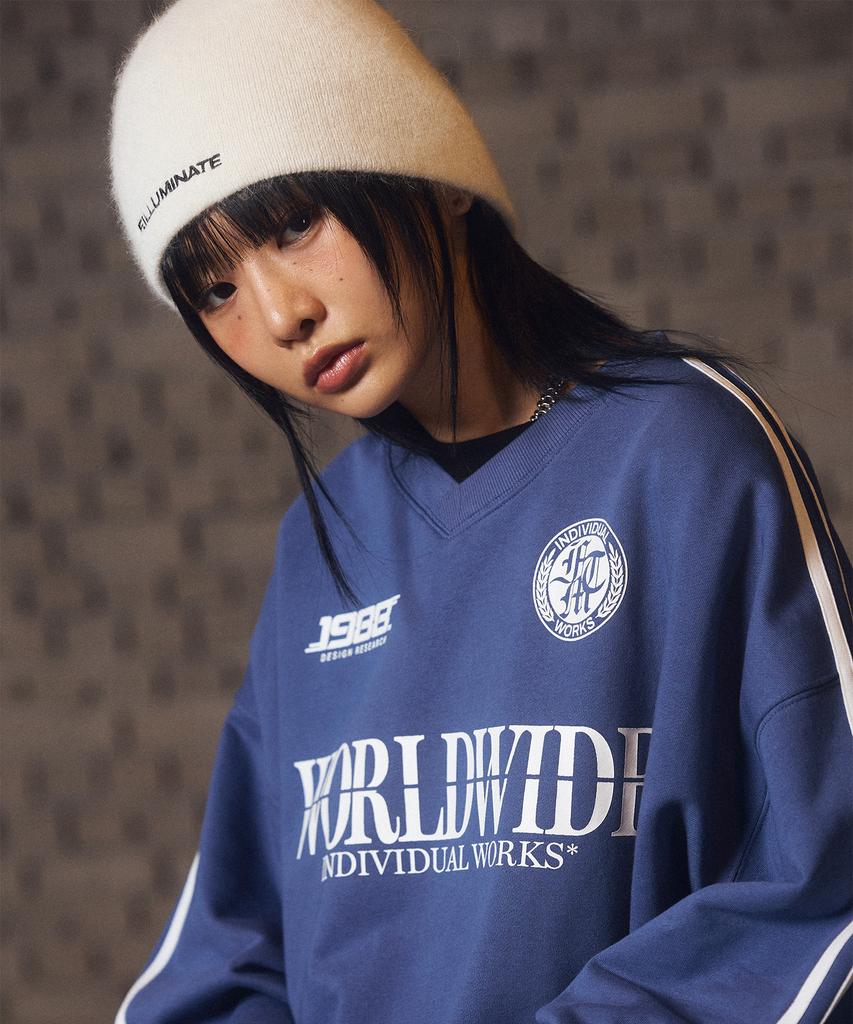 FILLUMINATE Hairy Logo Beanie - Ivory