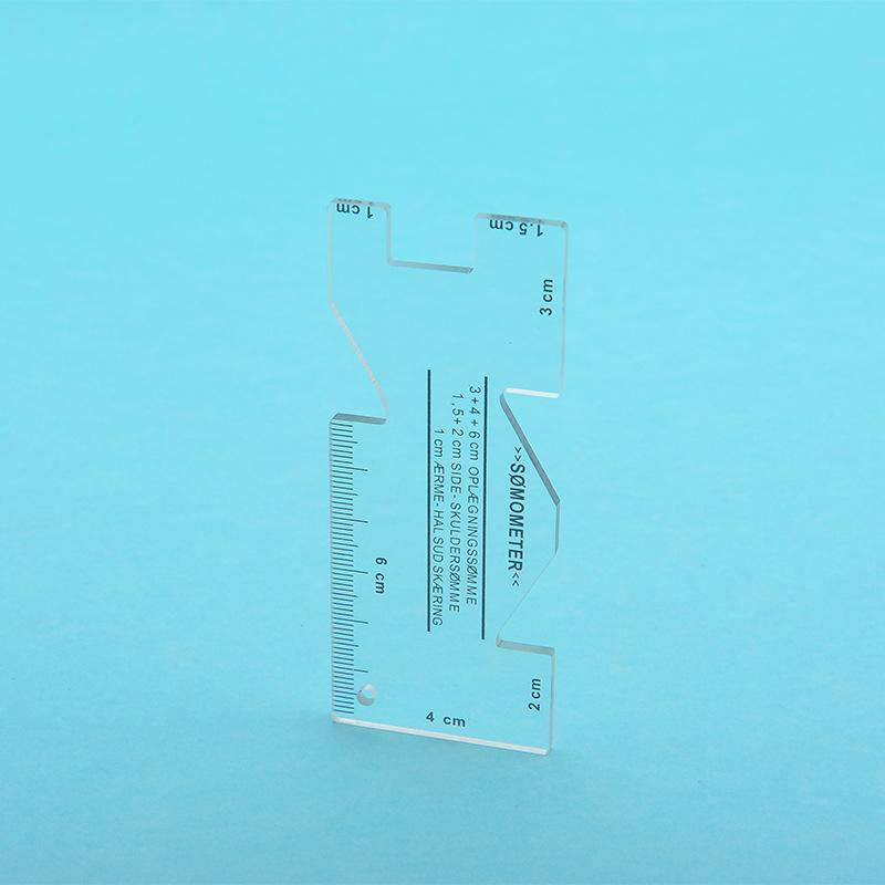 1Pcs Splicing Ruler Multi-function for Garment Proofing DIY Patchwork Ruler Measuring Supplies Transparent Sewing Tool Accessory