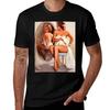 Vintage Retro Sun Tan Pinup Girl Tshirt Casual All Match Short Sleeve Tshirt