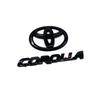ABS Emblem with Car Logo In Gloss Black for Toyota COROLLA 2019-2025 SEDAN XSE SE LE, Car Accessory PT948-0