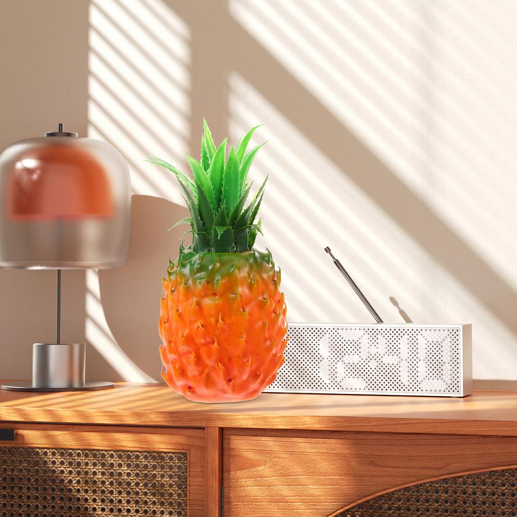 Artificial Pineapple Simulation Fruit Realistic Fake Pineapple Decor Photography Props Kitchen Simulation Fruit Decoration Home