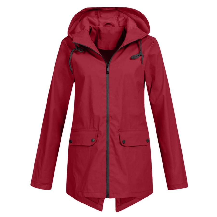 Windproof Hooded Lightweight Outdoor Windbreaker Jacket Thin Women's Outerwear