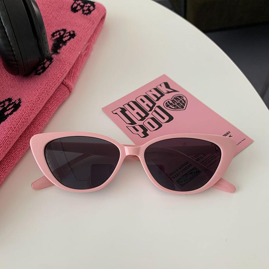 New Pink Women Cat Eye Sunglasses Retro Premium Sun Glasses Men Sun Protection Fashion Eyewear Luxury Brand Design Uv400