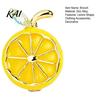 Fruit Pin with Rhinestone Leaf Lemon Slice Brooch Pin, Oil Dripping Leaf, Decorative Badge for Clothes Bags Scarves Bag Decoration