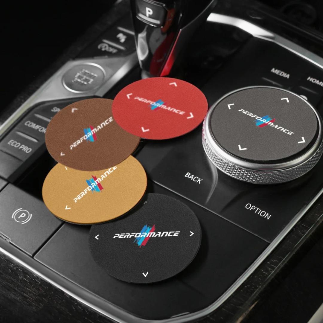 

Для BMW G30 G20 G02 G14 G15 I4 G26 Z4 F10 F15 F25 F20 F30 E70 E71 замшевая автомобильная мультимедийная кнопка, крышка, ручка, наклейка M Performance