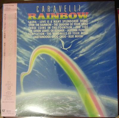 LP Record CARAVELLI  Rainbow 283P598 Epic 1984 Japan Obi Jazz Used