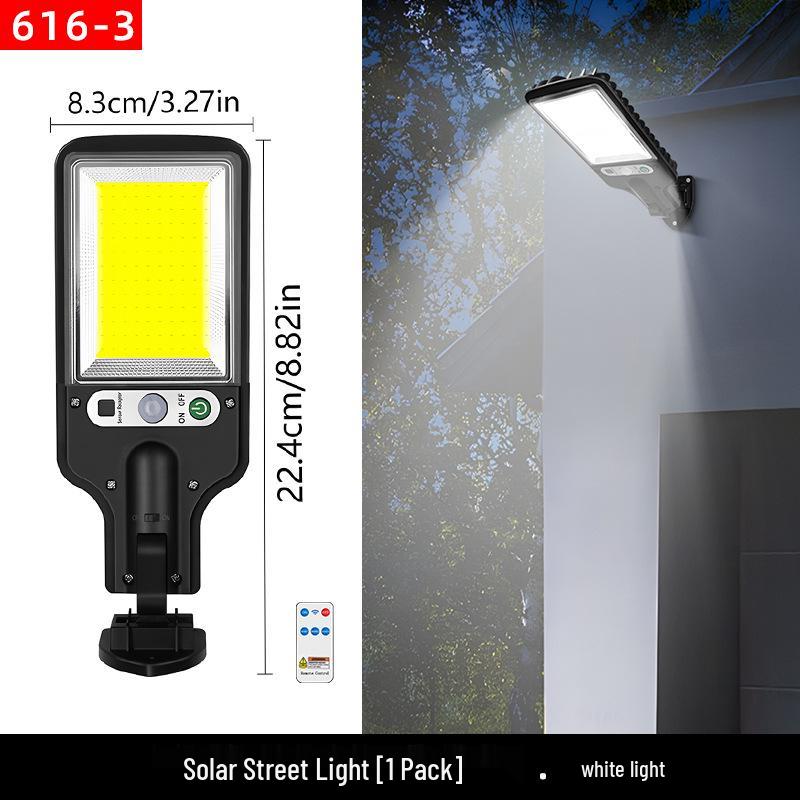 Outdoor Solar Garden Lights with Motion Sensor - LED Wall-Mounted, Ultra-Bright for Home and Street Use