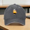 Teddy Bear Playing Badminton Print Casual Baseball Cap Summer for Young Unisex And Women Trucker Hat SunProof
