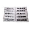 Applicable To IS200 IS350IS250 IS300 Rear Logo Rear Character Label Tail Label Car Label Sticker