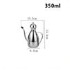 304 Stainless Steel Oil Can Drum Type Leakproof Seasoning Container with Cap Kitchen Storage Pot for Soy Sauce Cooking Tool
