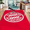 1pc Football Team Design Area Rug - Non-Slip, Soft & Cozy Floor Mat for Living Room, Bedroom, Office - Indoor/Outdoor Decorative Carpet
