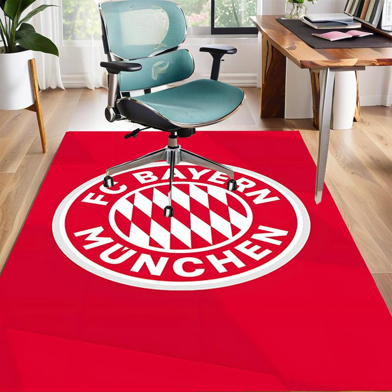 1pc Football Team Design Area Rug - Non-Slip, Soft & Cozy Floor Mat for Living Room, Bedroom, Office - Indoor/Outdoor Decorative Carpet
