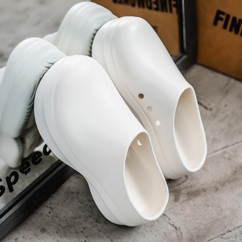 Fashion 2024 Men Women EVA Chef Shoes Non-slip Waterproof Oil-proof Shoes Comfortable Workers Slippers Outdoor Fishing Shoes