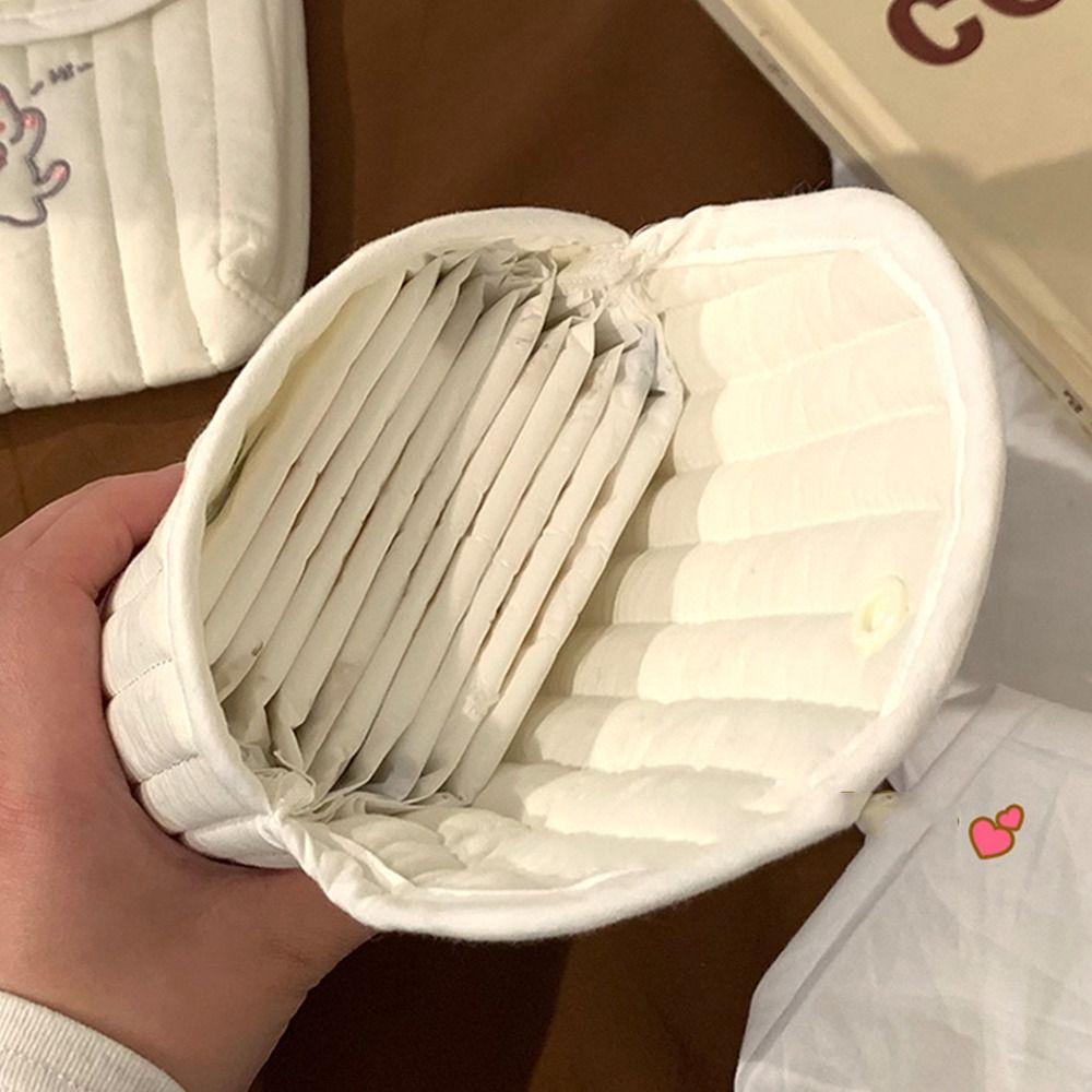 Bear Sanitary Napkin Storage Bag Cherry Rabbit Coin Purse Cute Mini Cosmetic Bag  Student