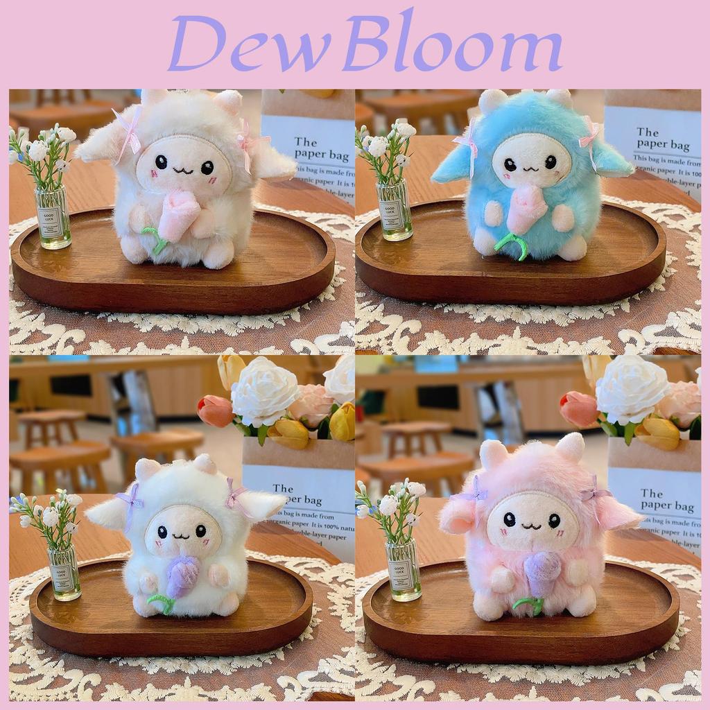 Cute Cartoon Butterfly Knot Tulip Lamb Plush Toy For Kids And Gifts