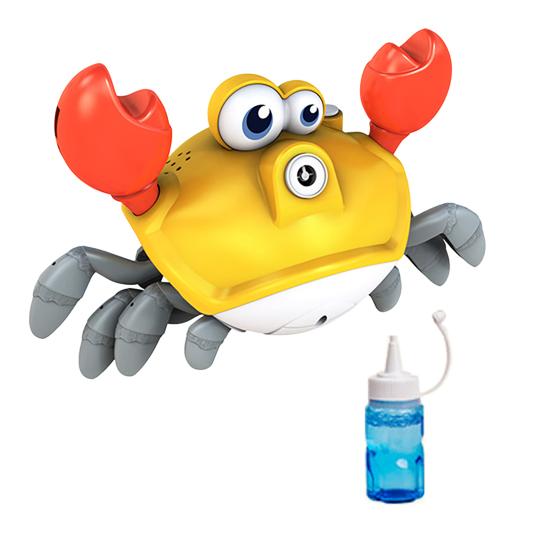 Dancing Crab Bubble Machine Automatic Blower with Music Interactive Bubble Maker for Kids Outdoor Play