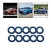 10pcs Aluminum Material Oil Pan Gaskets Seal Washer Engine Oil Drain Plug  Auto Parts