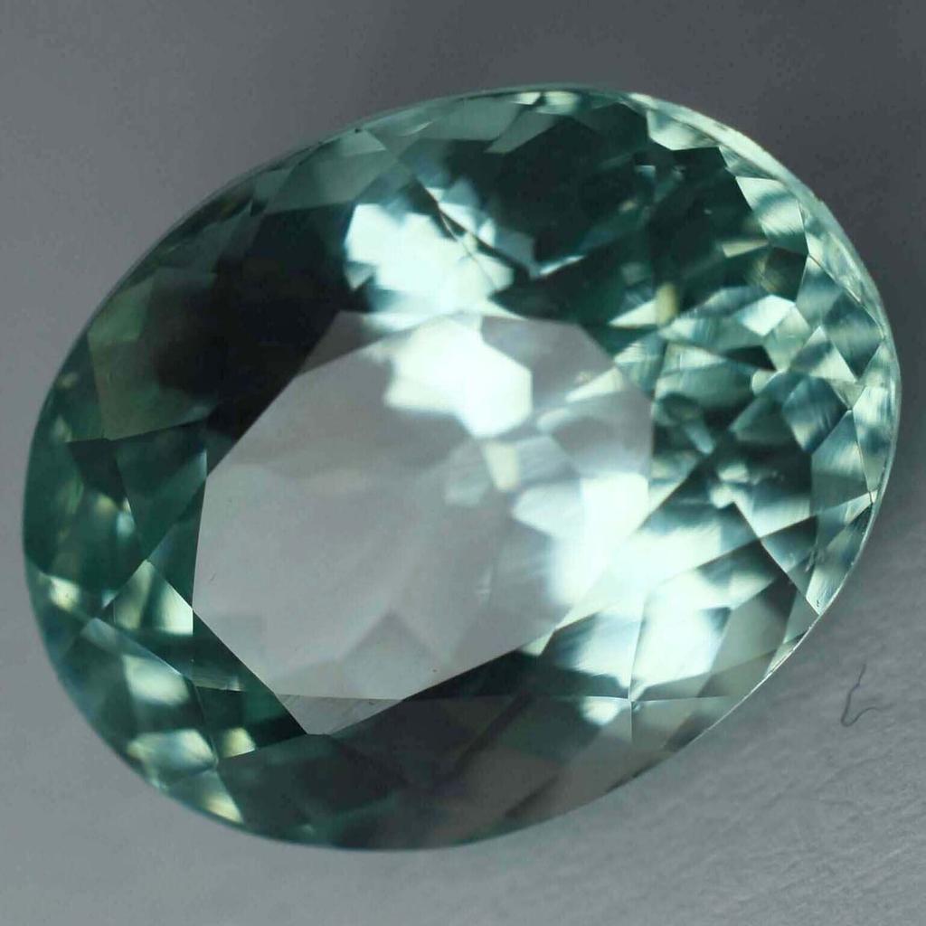 Natural Sapphire 8.6 Ct Bluish Green Oval Top Quality Certified Loose Gemstone