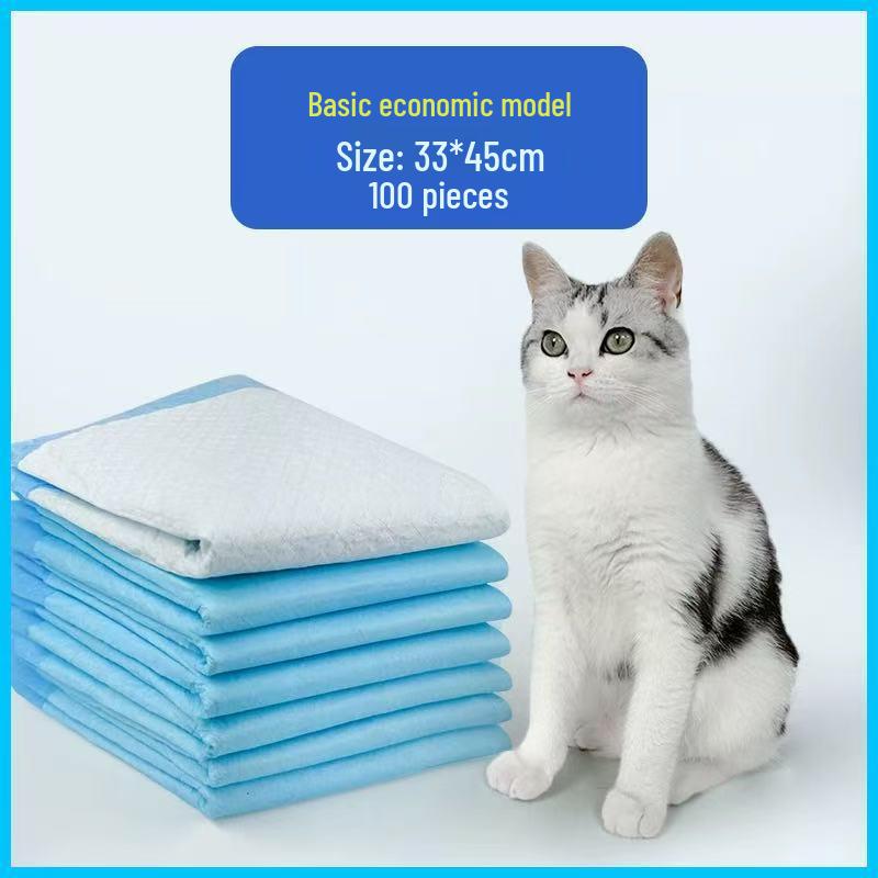 Disposable Waterproof Deodorizing Pet Urine Pad for Cats, Dogs, Rabbits - Thick, Absorbent, Leak-Proof Barrier