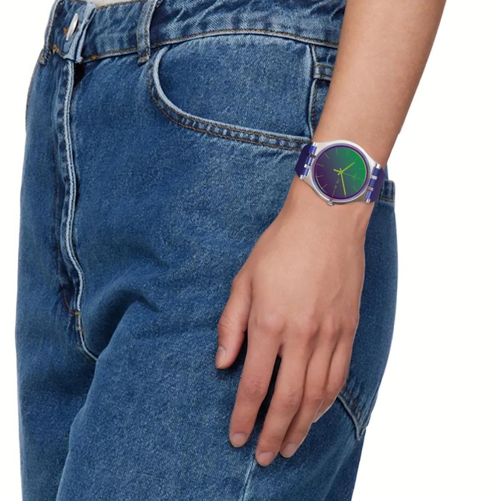 Swatch Ceas unisex verde 41mm SUOK712 SUOK712