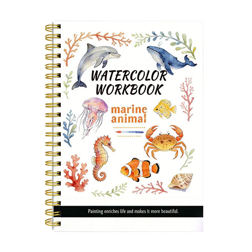 

Watercolor Painting Book Educational Relief Funny Animal Water Color Book Painting Supplies For Beginner Boys Girls Adults