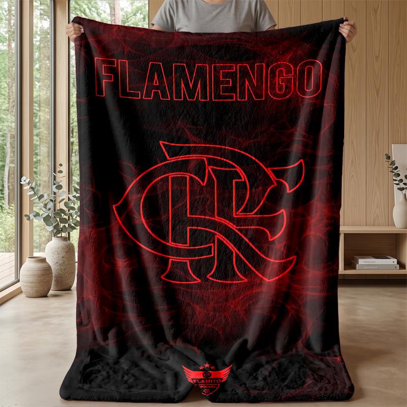 Flamengo Theme blanket Soft Flannel Blanket Plush Throw Blanket Cozy Sofa Bed Blanket for Home Decor